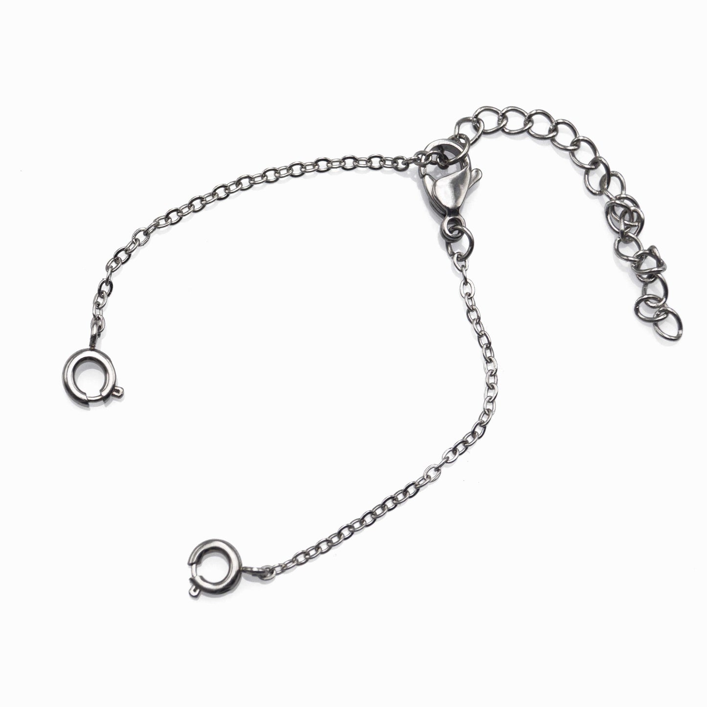 Alignment Bracelet Chain – Stainless Steel Interchangeable Chain for Gemstone Bars