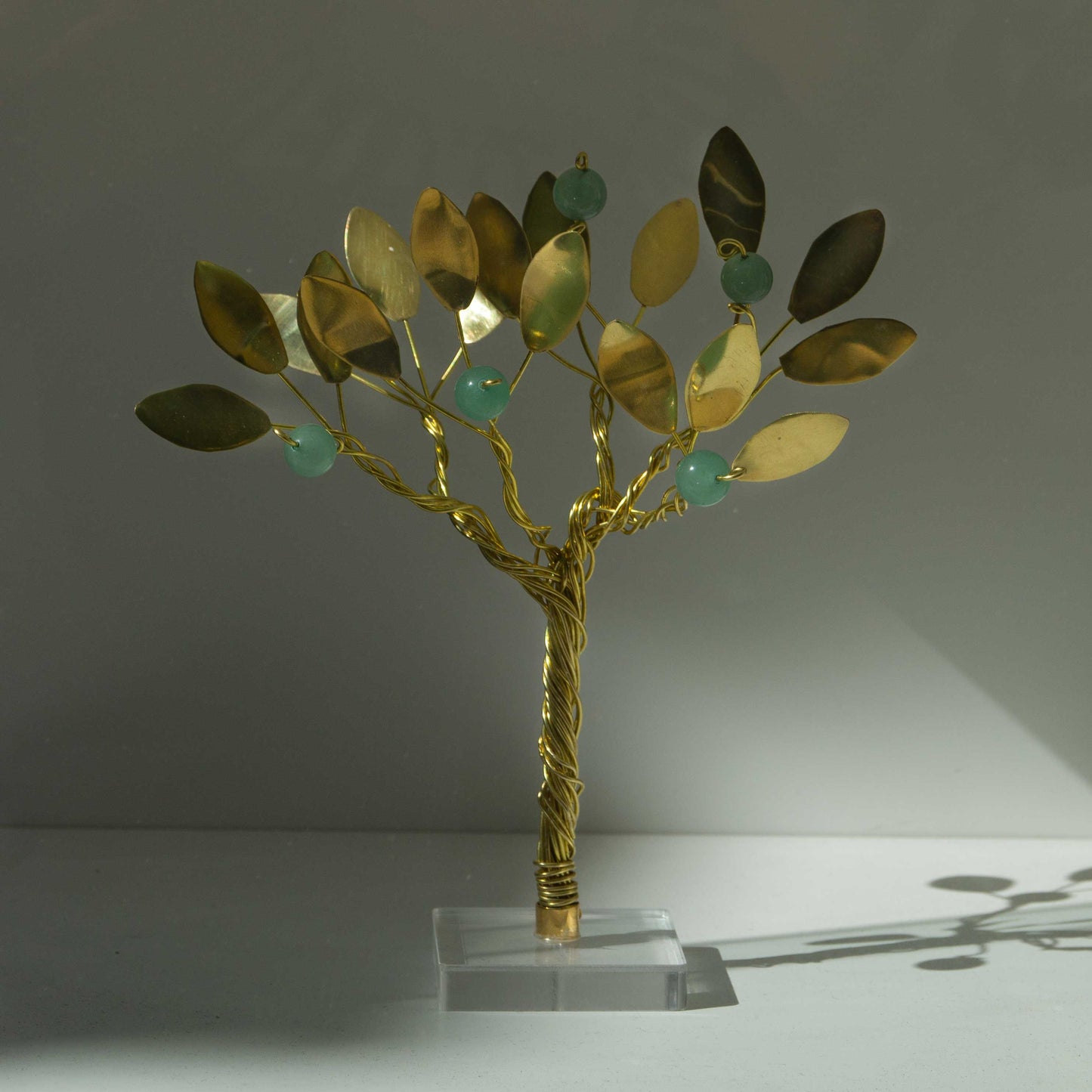 Handmade Aventurine Gemstone Tree – Prosperity & Good Luck