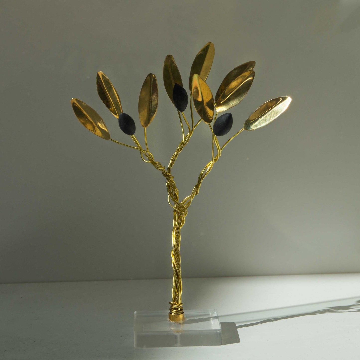 Handmade Brass Olive Tree – Symbol of Peace & Prosperity
