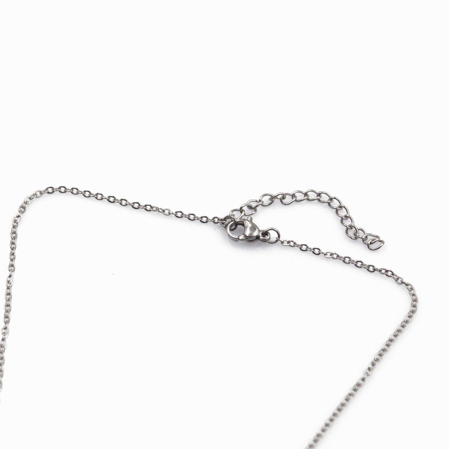 Handmade Stainless Steel Necklace – with Interchangeable Pendant Clasp