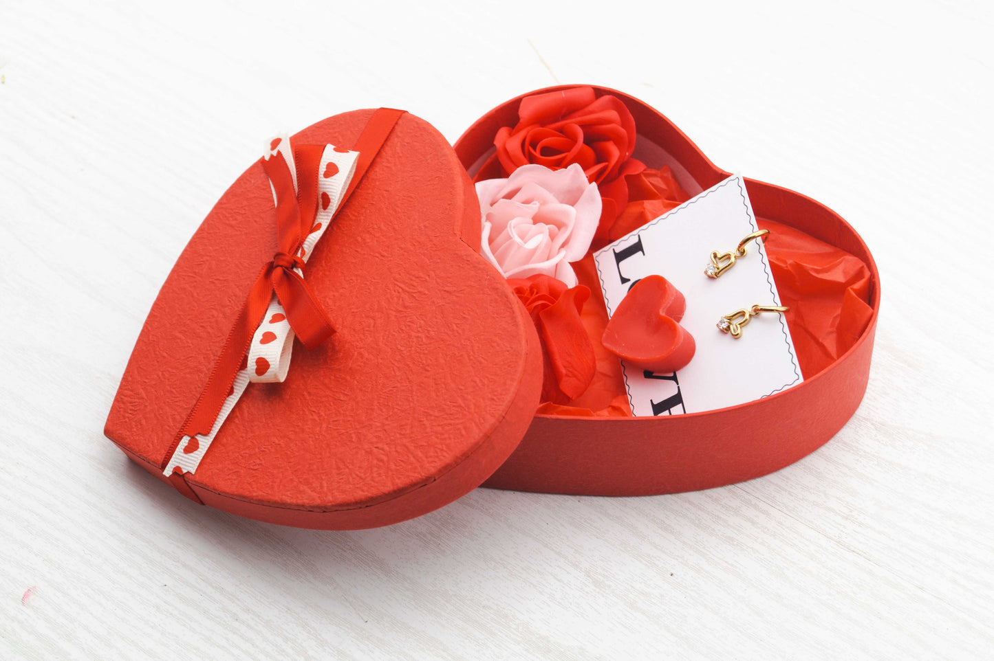 Σκουλαρίκια από Ατσάλι - Δώρο Αγίου Βαλεντίνου