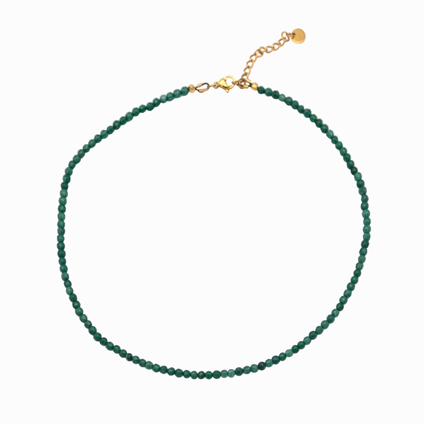 Handmade Green Jade Necklace for Harmony