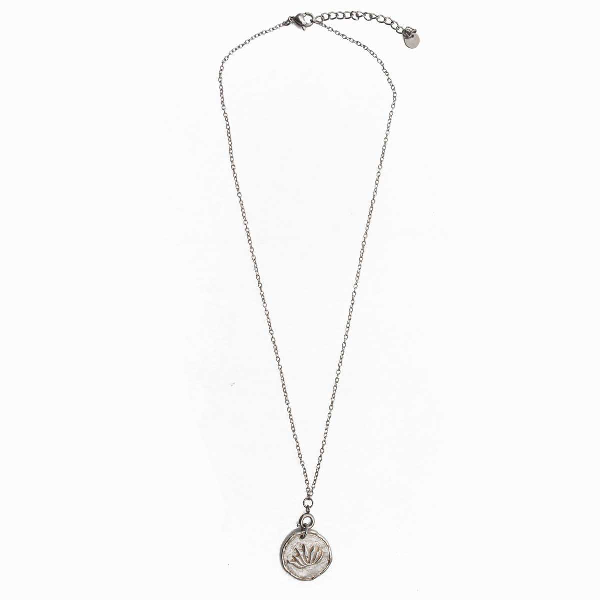 Creation Necklace – Handmade 925 Sterling Silver Lotus Pendant | Minimalist Symbolic Necklace for Growth, Renewal & Mindfulness