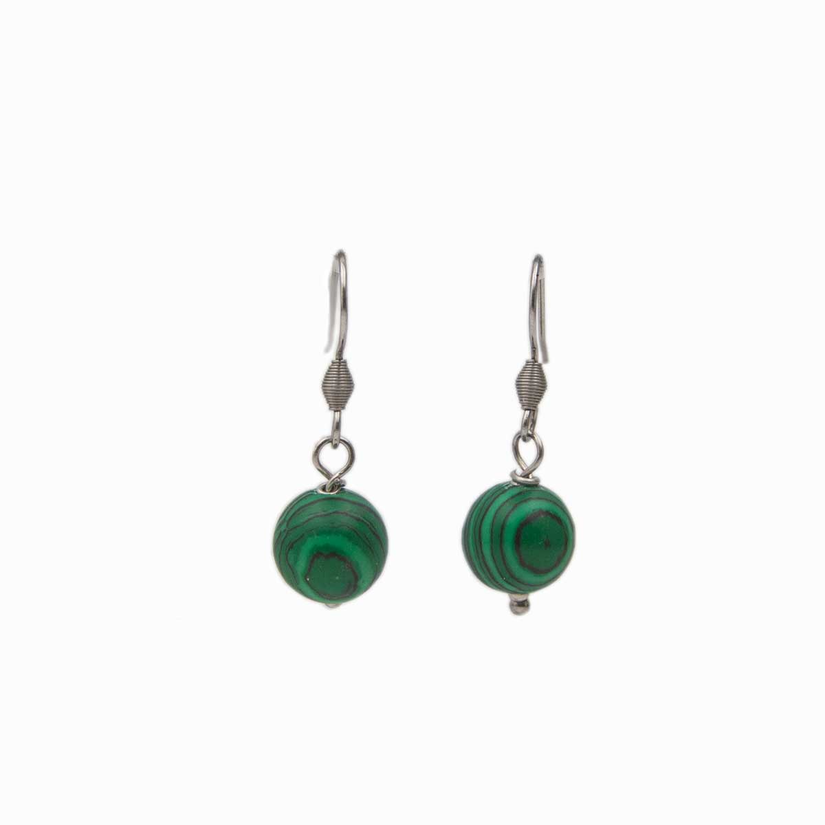 Malachite Earrings – Transformation, Protection & Personal Growth