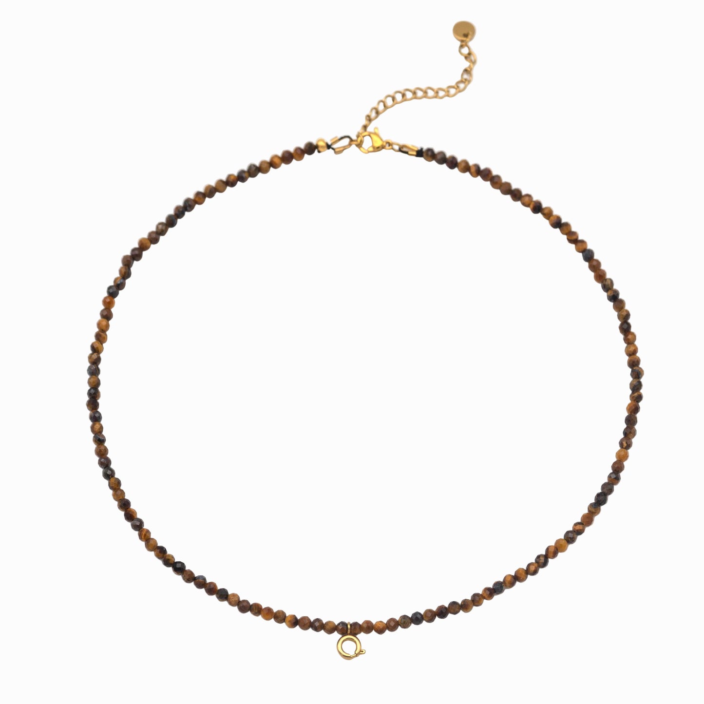 Handmade Tiger's Eye Necklace for Confidence – with Interchangeable Pendant Clasp