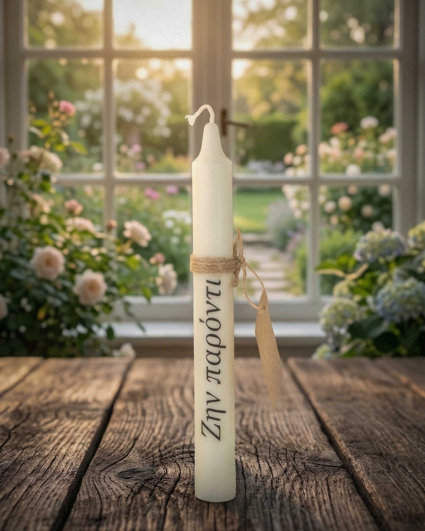 Χειροποίητο Αρωματικό Κερί με Ελληνικό Quote