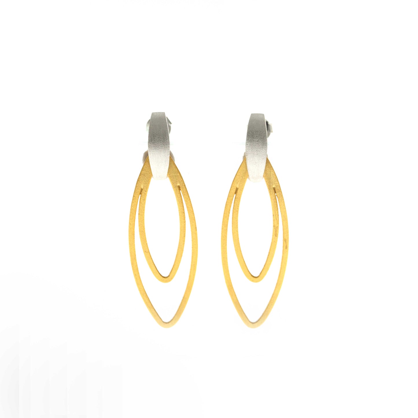 Gold Platted Silver 925 Earrings