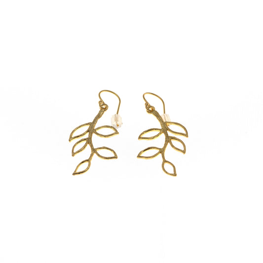 Gold Platted Silver 925 Earrings