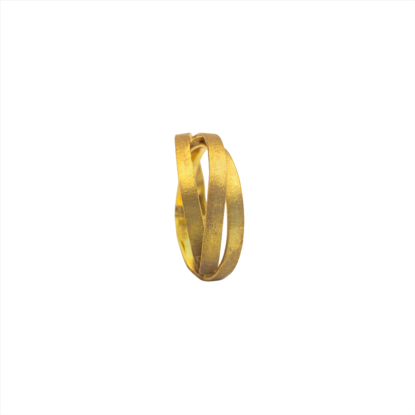 Circles - Gold-Plated Silver 925 Ring