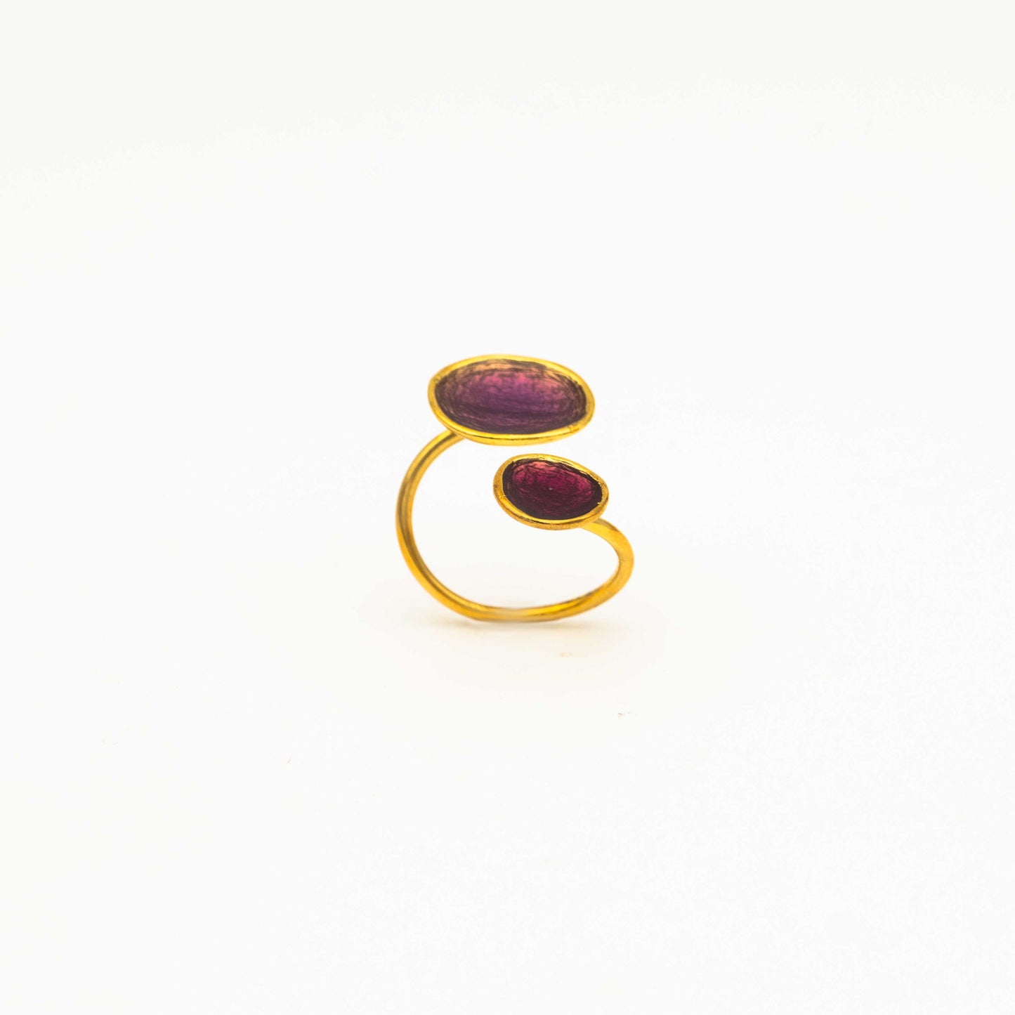 Double Gold Plated Sterling Silver Ring