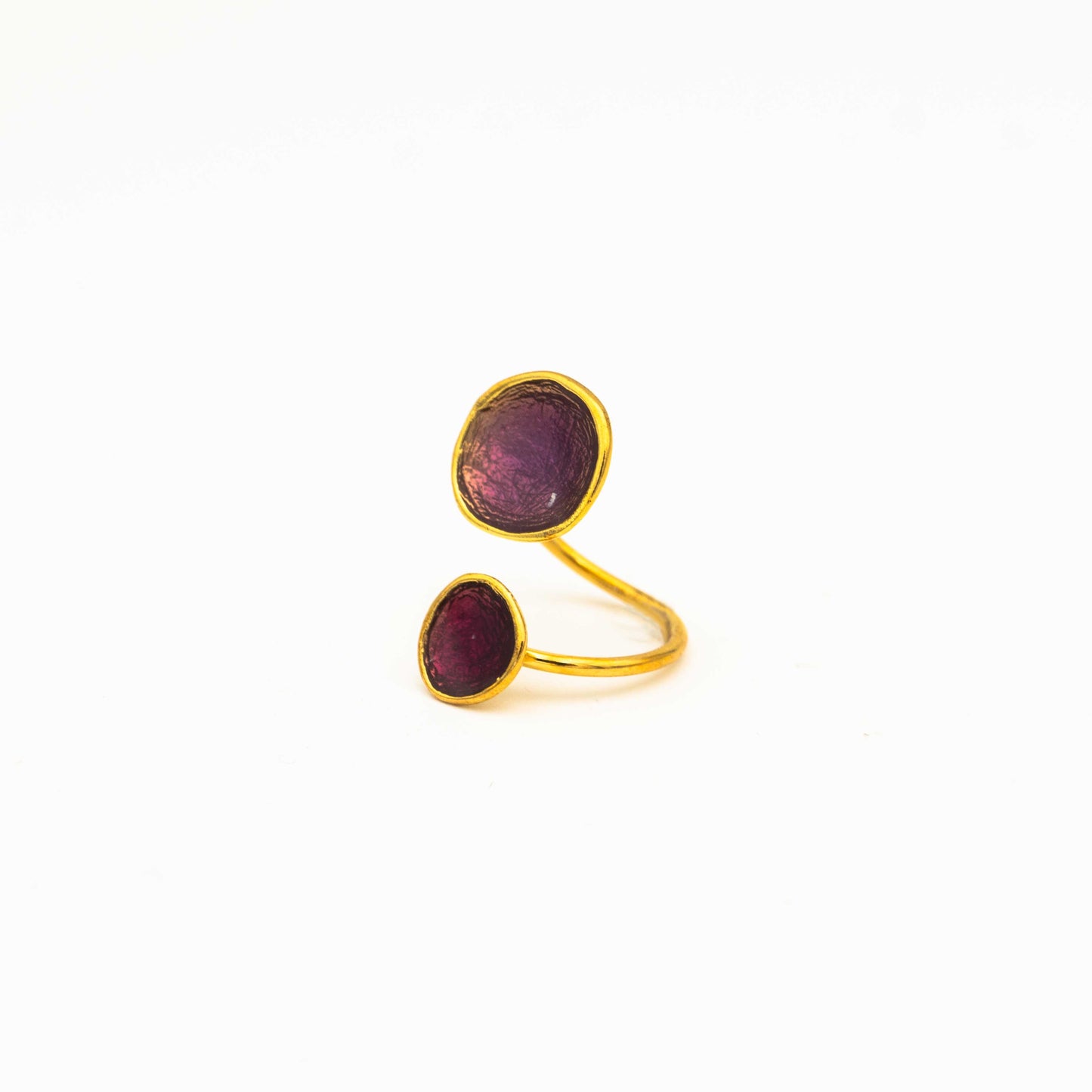 Double Gold Plated Sterling Silver Ring