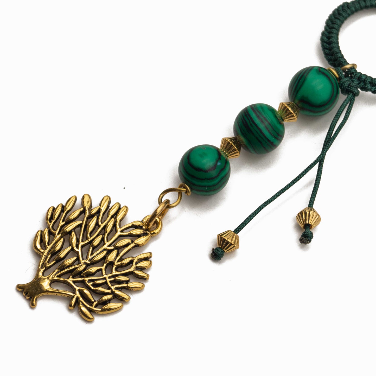 Χειροποίητο Φυλαχτό Μαλαχίτης - Μεταμόρφωση