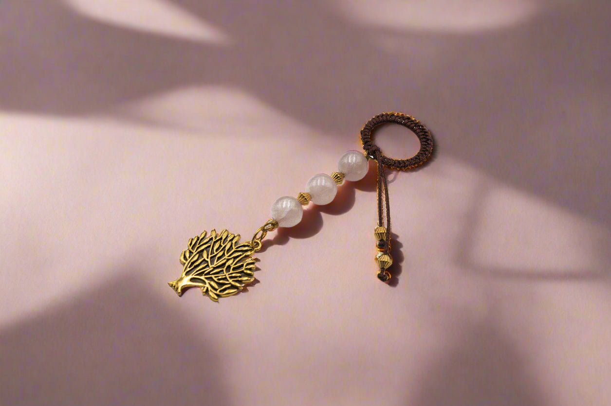 Χειροποίητο Φυλαχτό Ροζ Χαλαζίας - Αγάπη