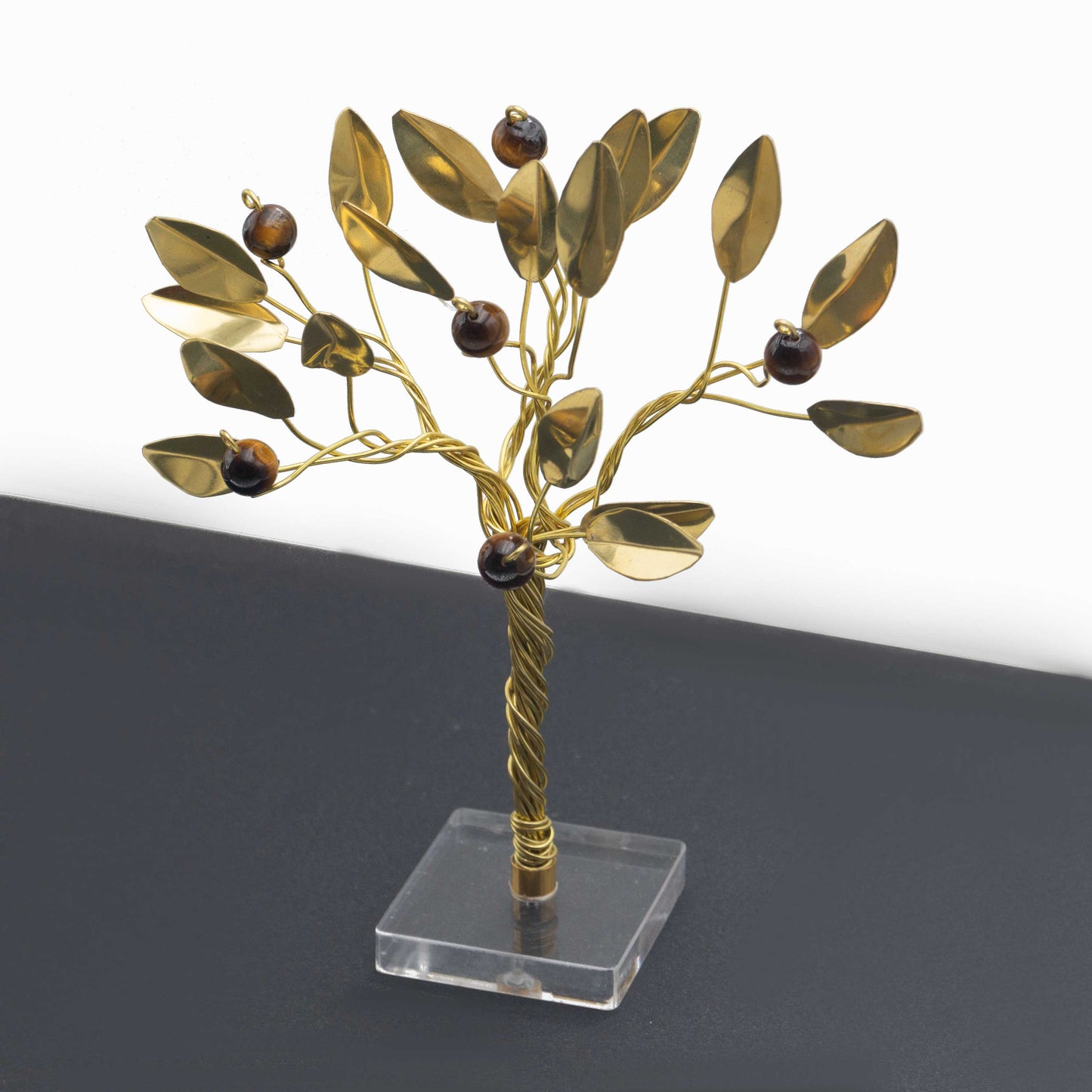 Χειροποίητο Δέντρο Ευχών με Μάτι της Τίγρης – Δύναμη & Αυτοπεποίθηση