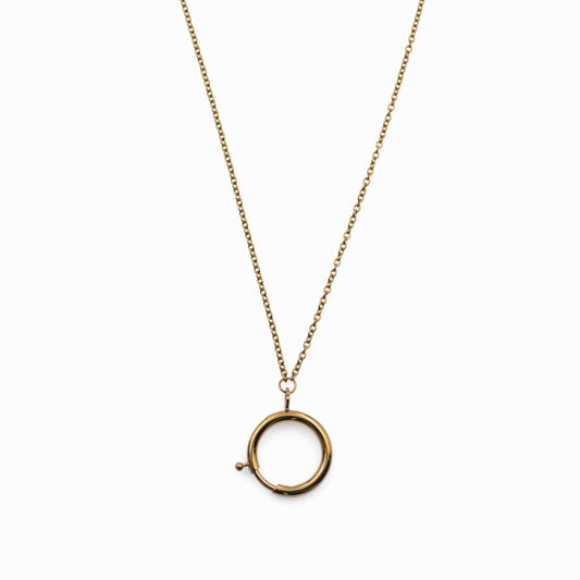 Επιχρυσωμένη Ατσάλινη Αλυσίδα με Μηχανισμό Κουμπώματος για Charms