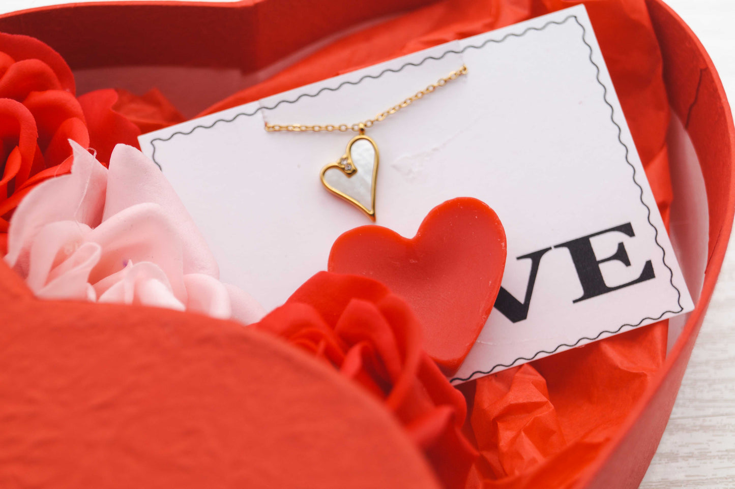 Stainless Steel Necklace - Valentintes Day Gift