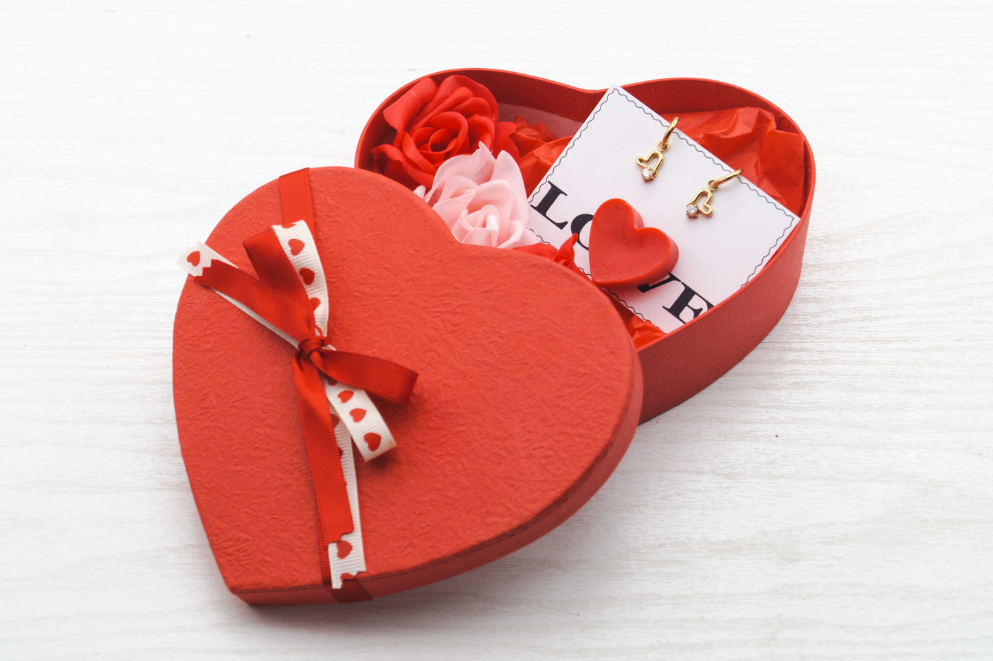 Σκουλαρίκια από Ατσάλι - Δώρο Αγίου Βαλεντίνου