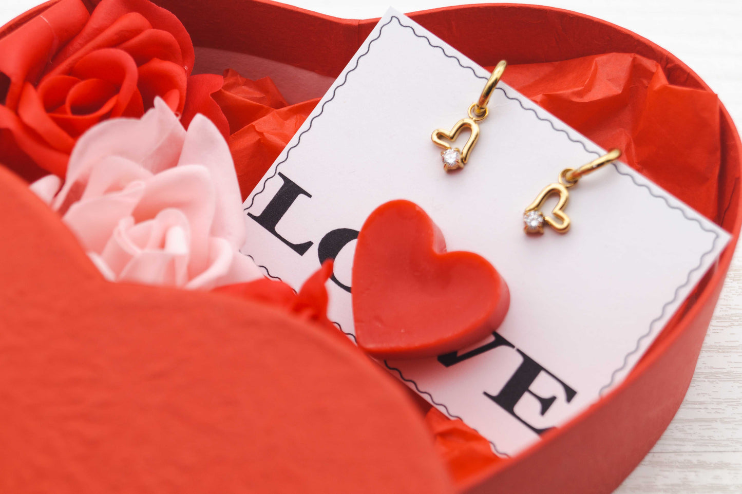 Σκουλαρίκια από Ατσάλι - Δώρο Αγίου Βαλεντίνου