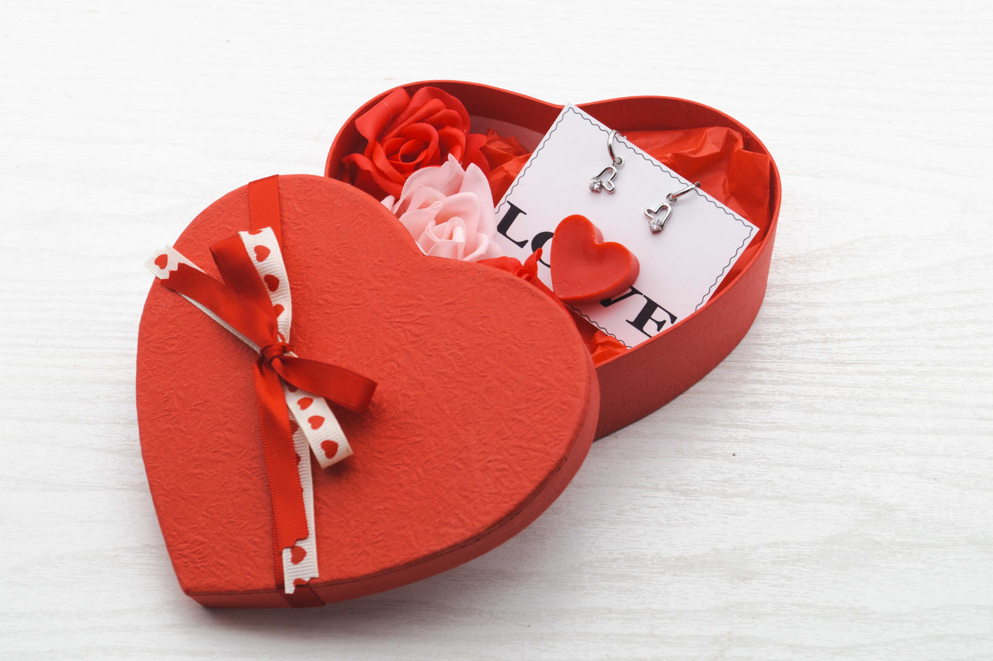 Σκουλαρίκια από Ατσάλι - Δώρο Αγίου Βαλεντίνου