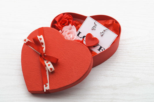 Σκουλαρίκια από Ατσάλι - Δώρο Αγίου Βαλεντίνου