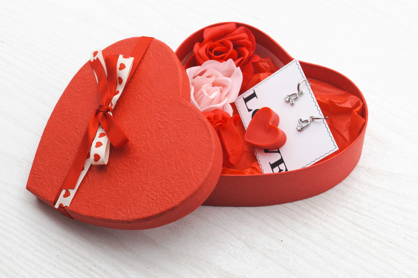 Σκουλαρίκια από Ατσάλι - Δώρο Αγίου Βαλεντίνου