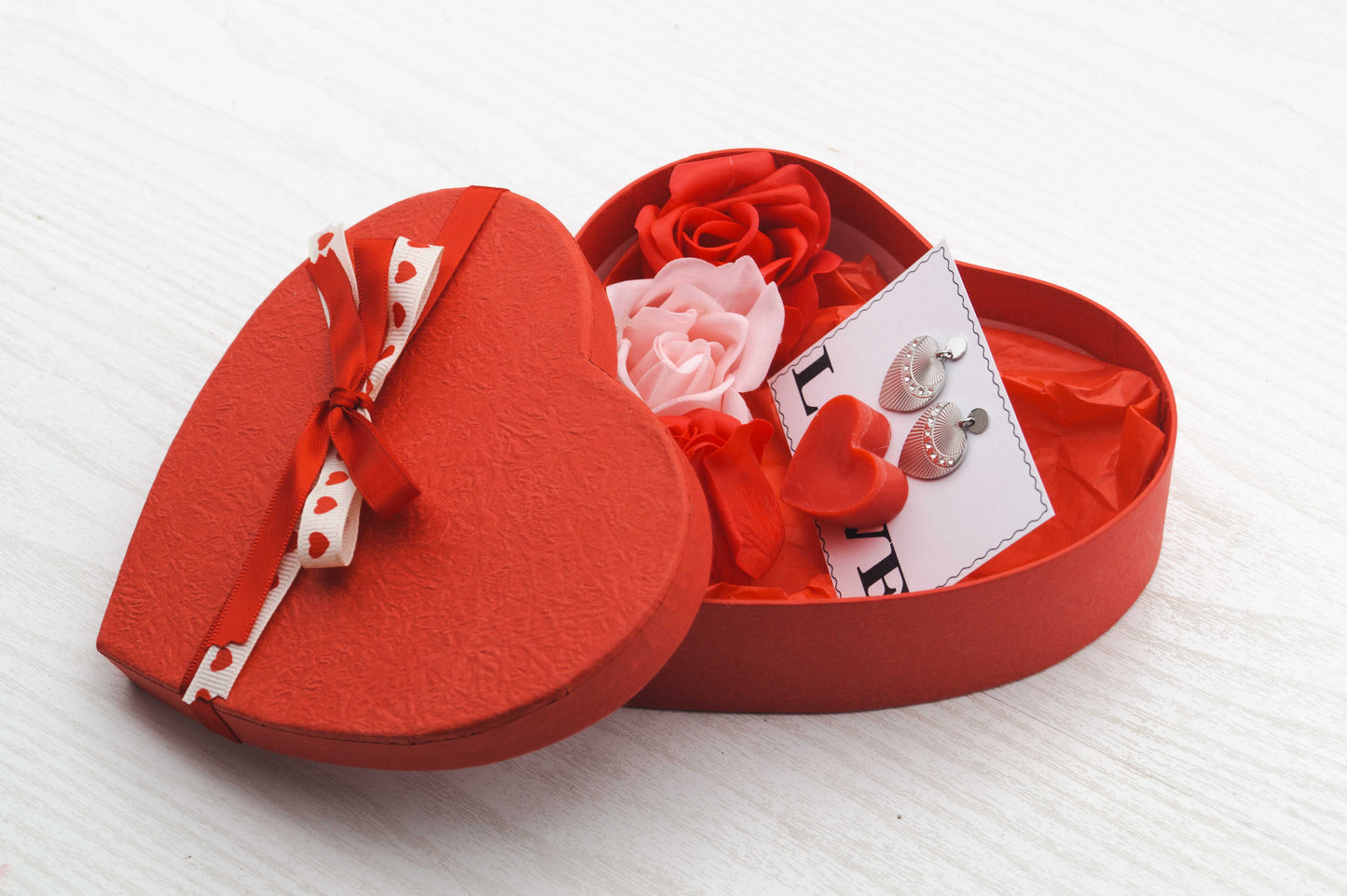 Σκουλαρίκια από Ατσάλι - Δώρο Αγίου Βαλεντίνου