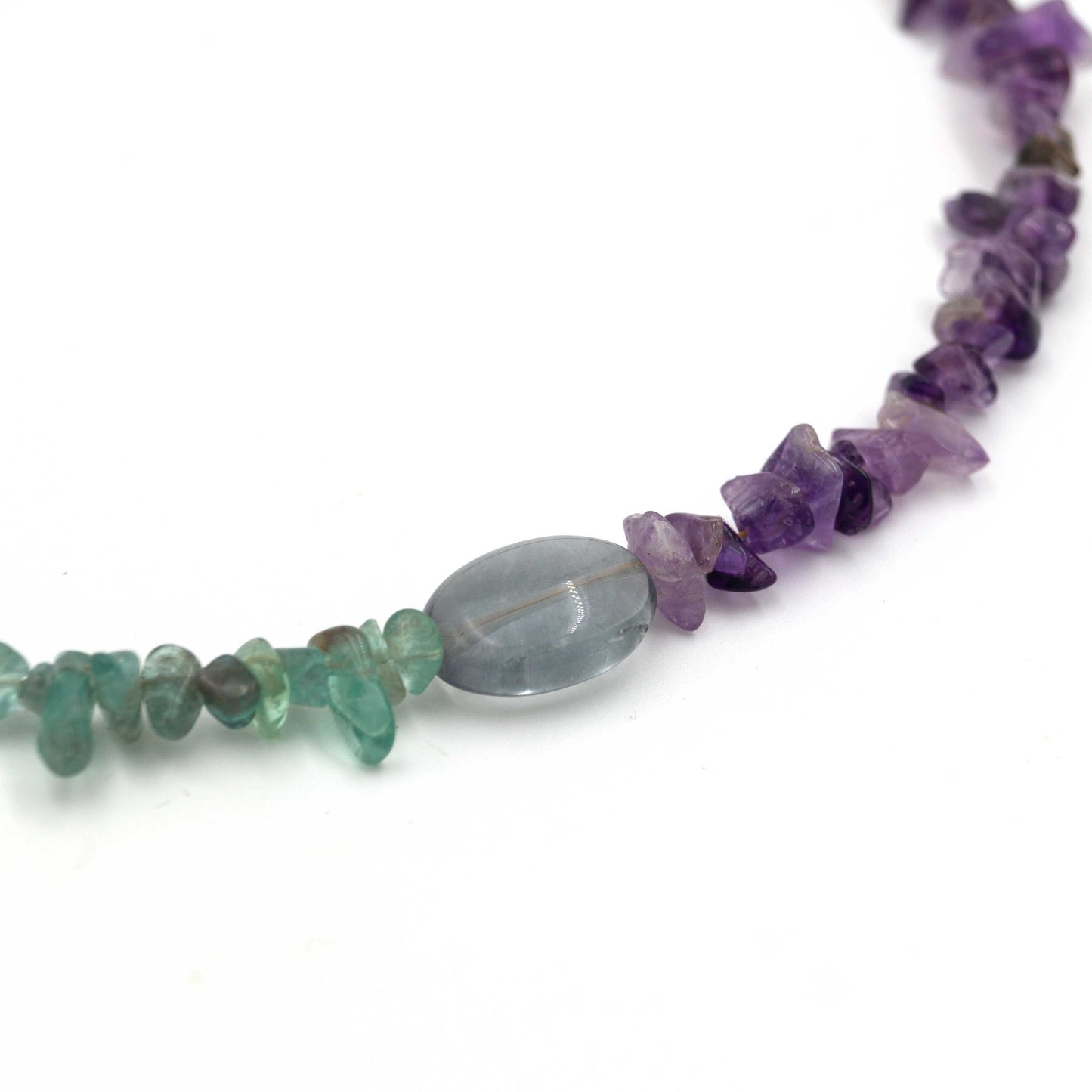 Amethyst and Fluorite Necklace