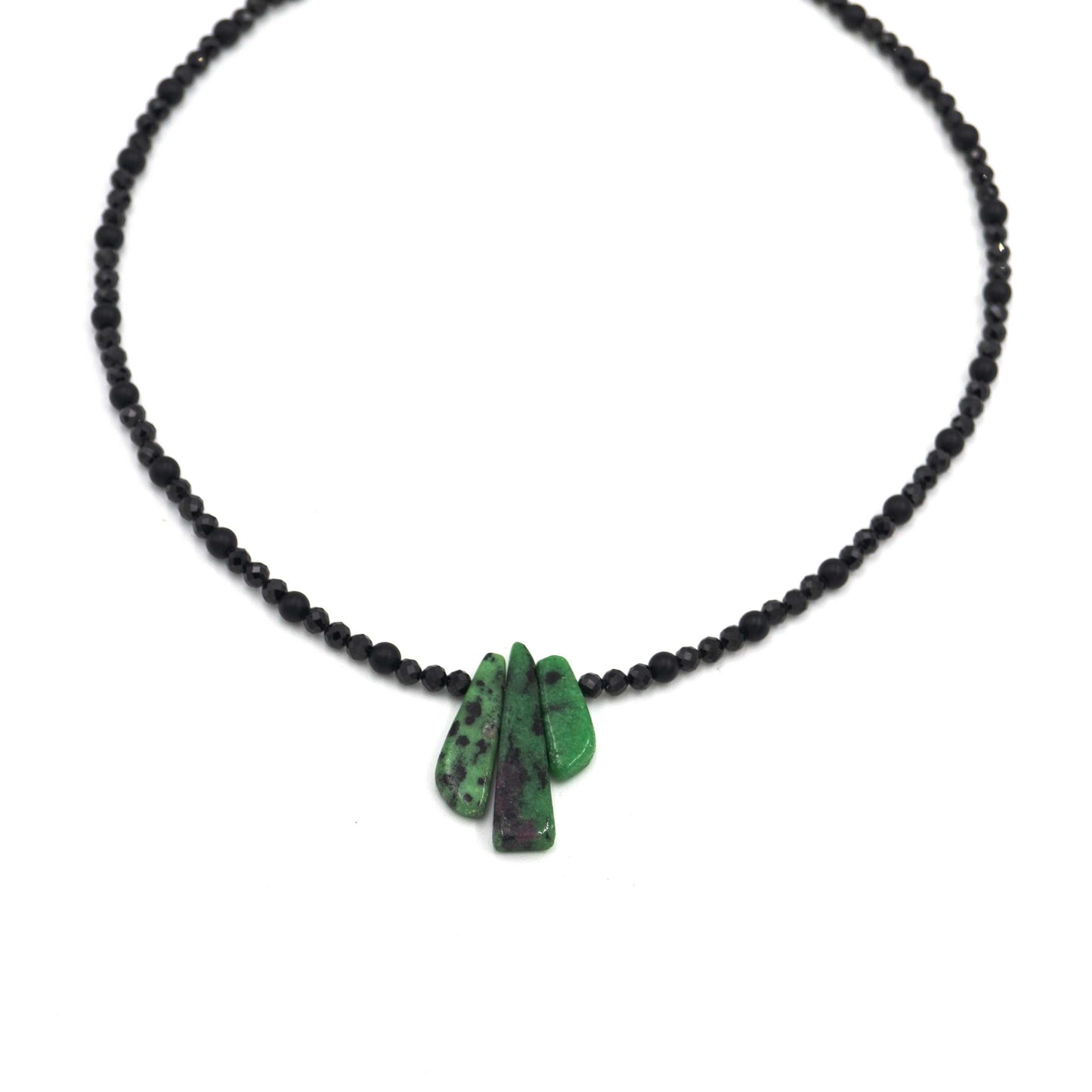 Hematite and Zoisite Necklace