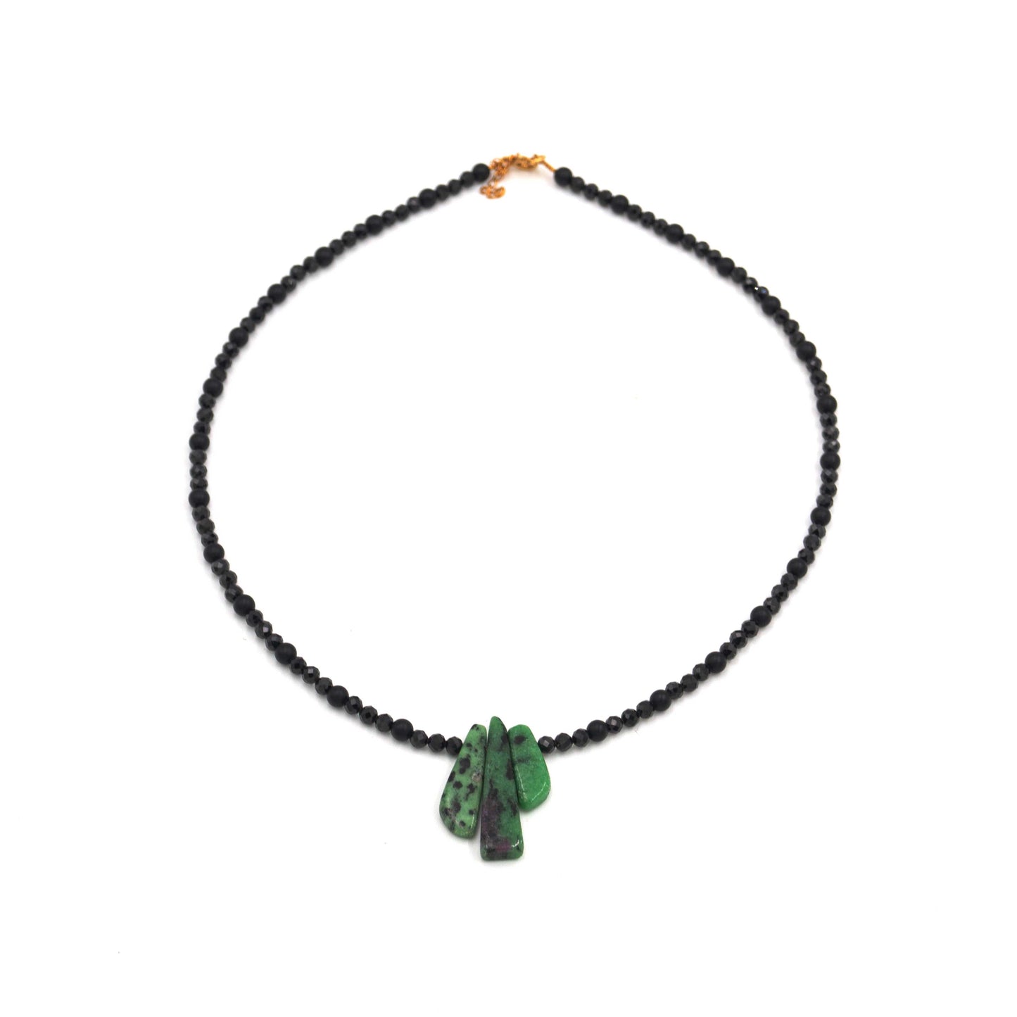 Hematite and Zoisite Necklace