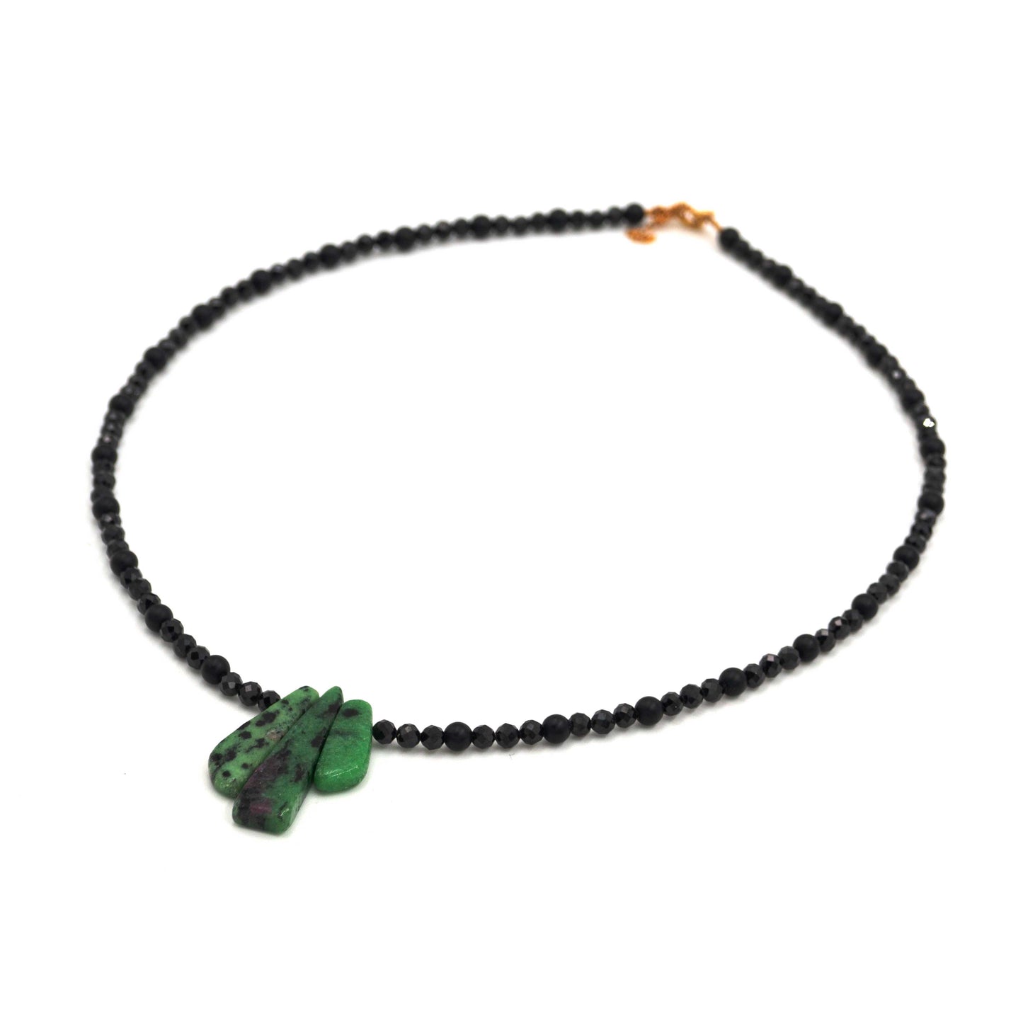 Hematite and Zoisite Necklace