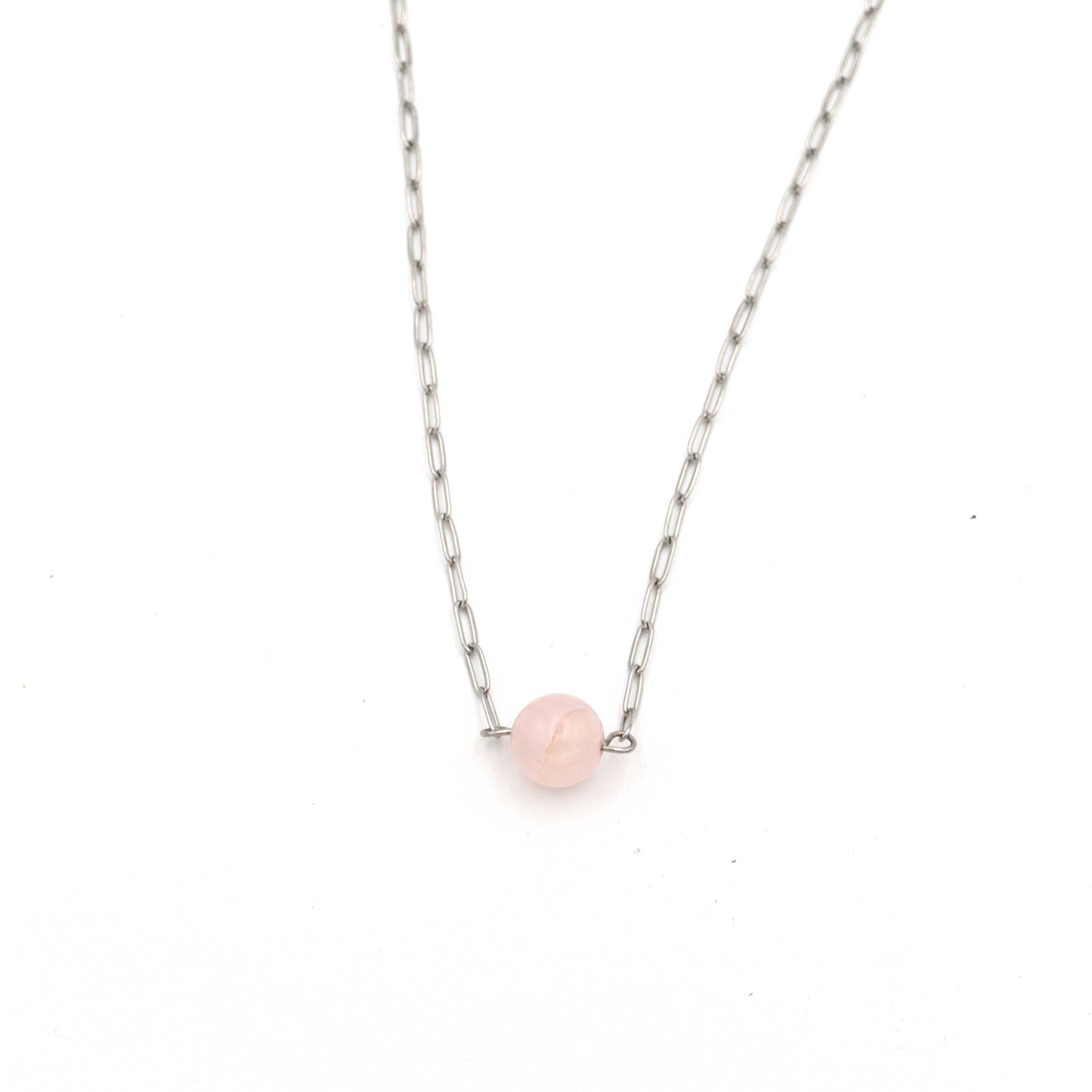 Necklace with Pink Quartz