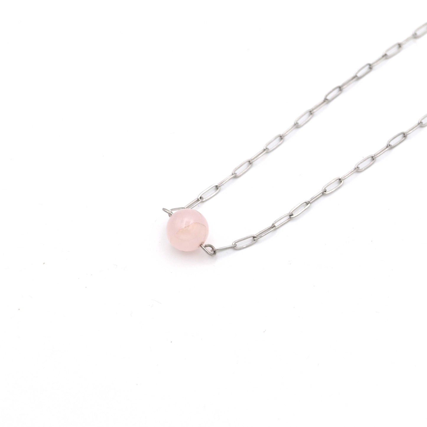 Necklace with Pink Quartz