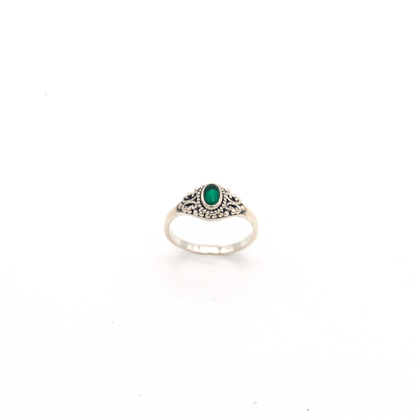 Silver Ring Emerald