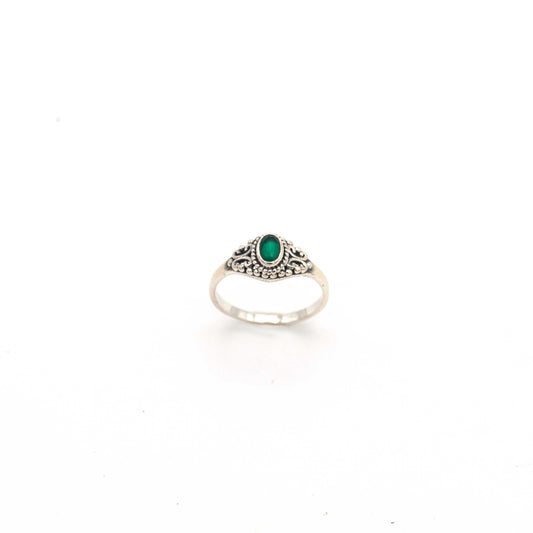 Silver Ring Emerald