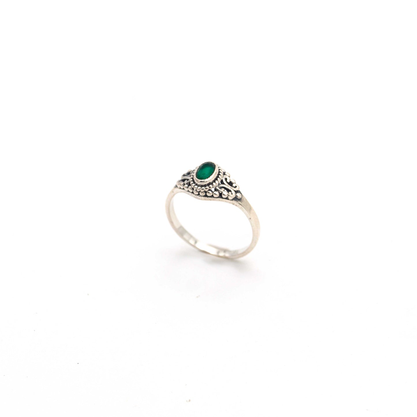 Silver Ring Emerald