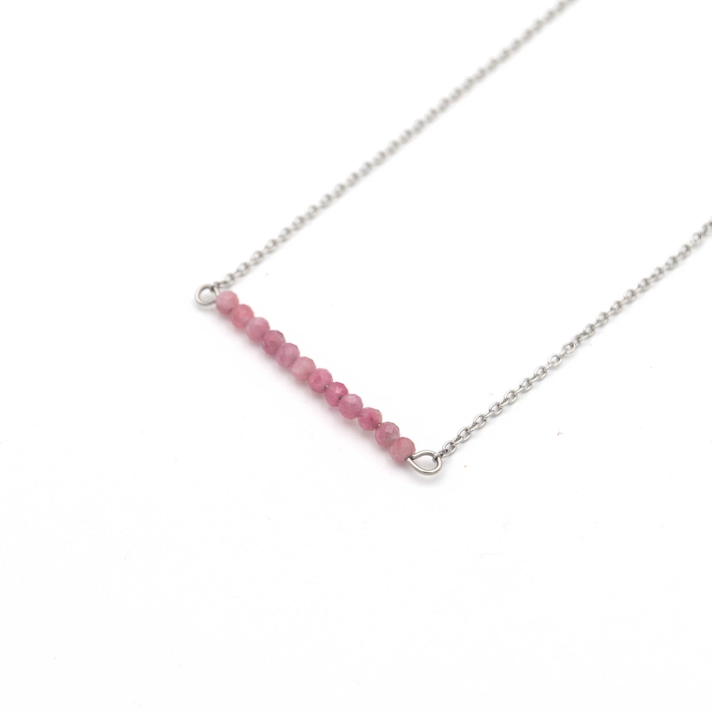 Handmade Pink Tourmaline Necklace