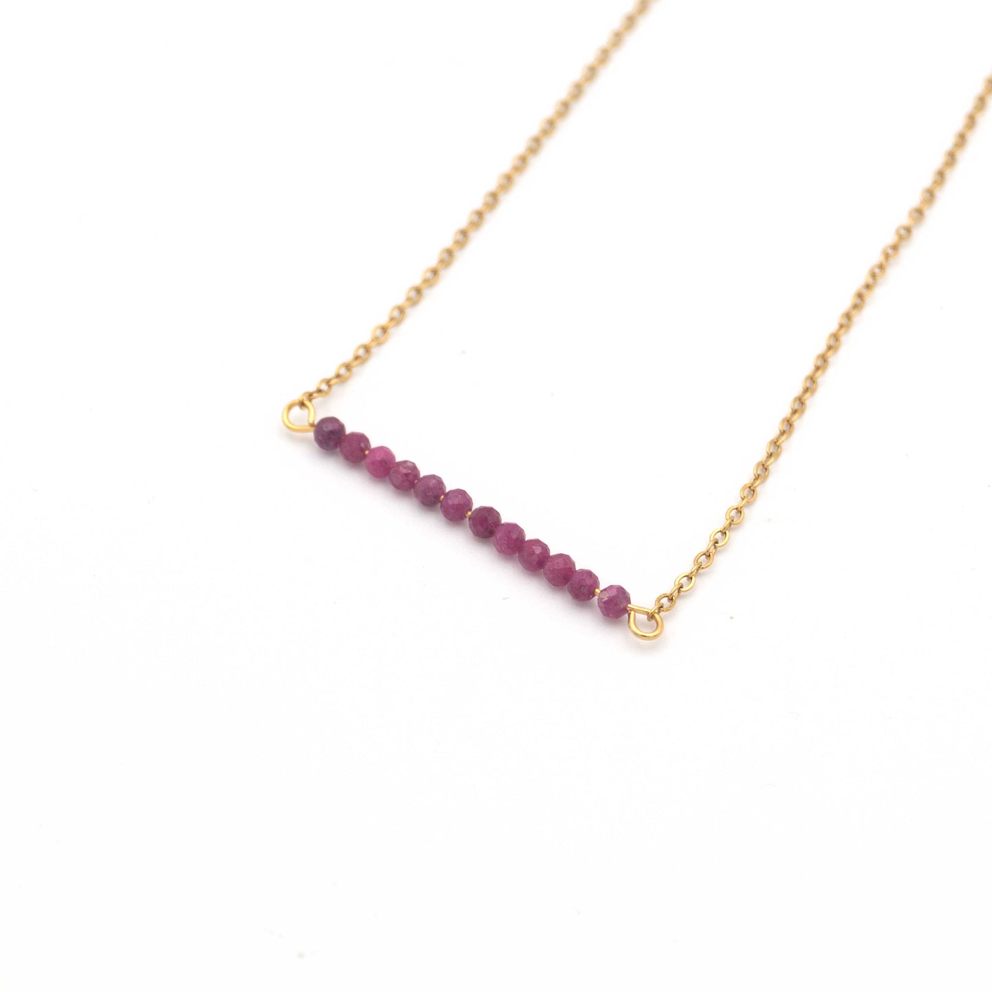 Handmade Ruby Necklace