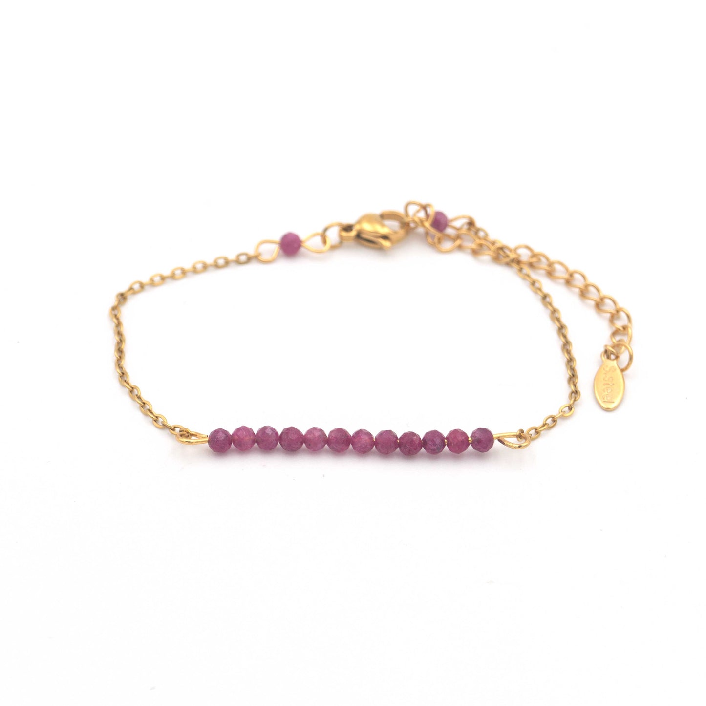 Handmade Ruby Bracelet