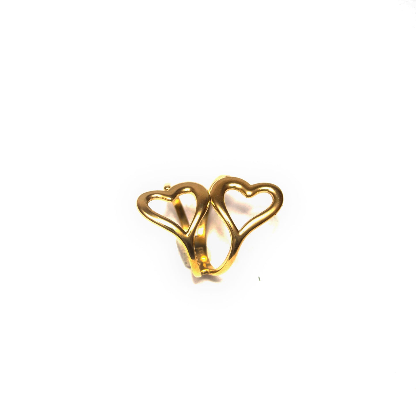 Double heart Stainless Steel ring