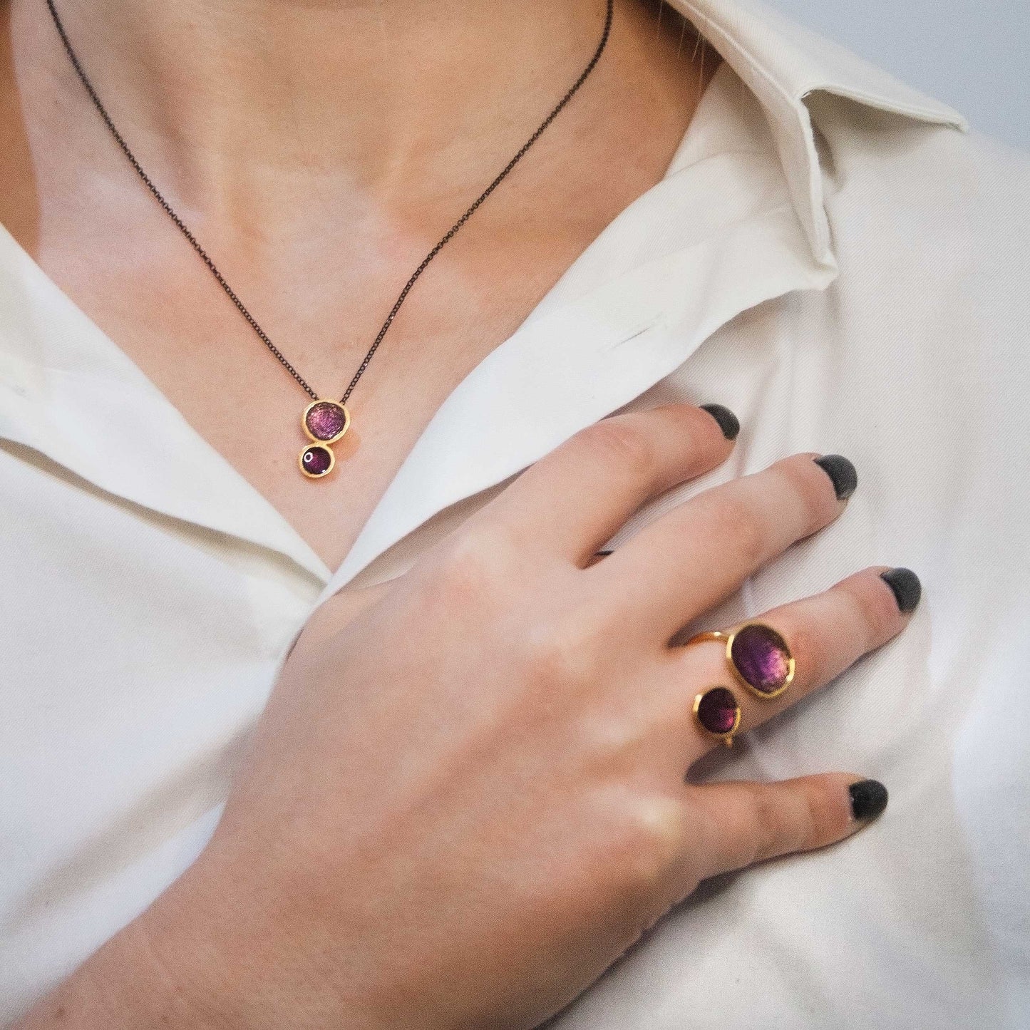 Double Gold Plated Sterling Silver Ring