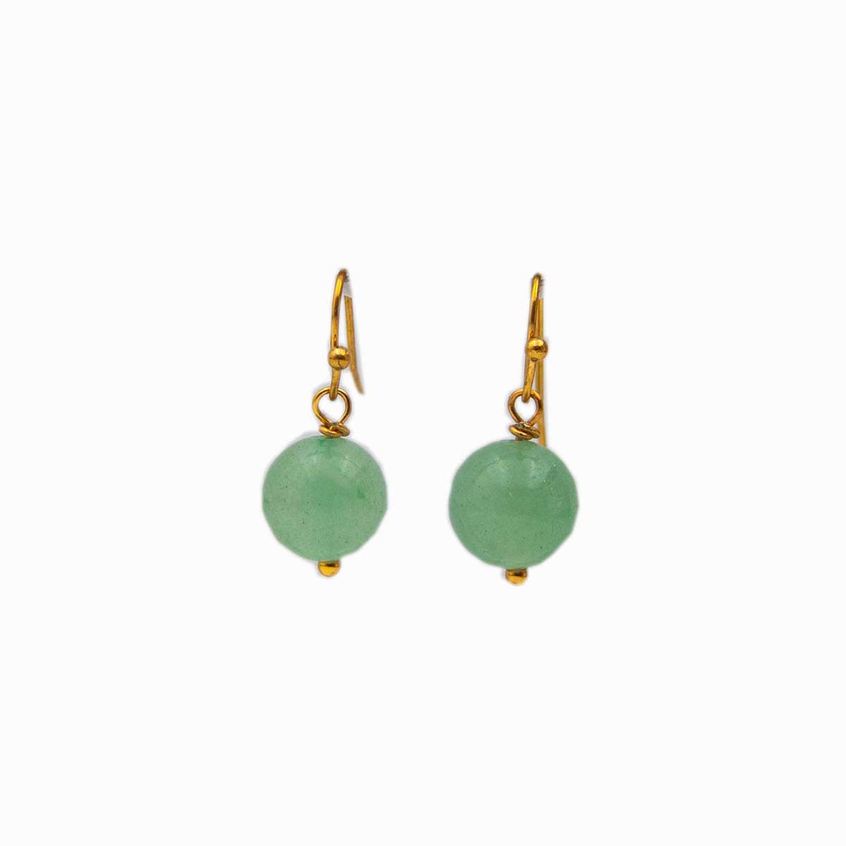 Green Aventurine Earrings – Luck, Growth & Opportunity