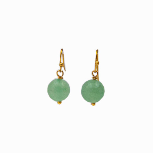 Green Aventurine Earrings – Luck, Growth & Opportunity