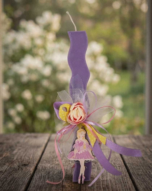Handmade Ballerina Easter Candle