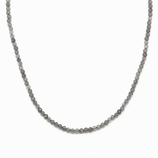 Χειροποίητο κολιέ Λαμπραδορίτη - Διαίσθηση