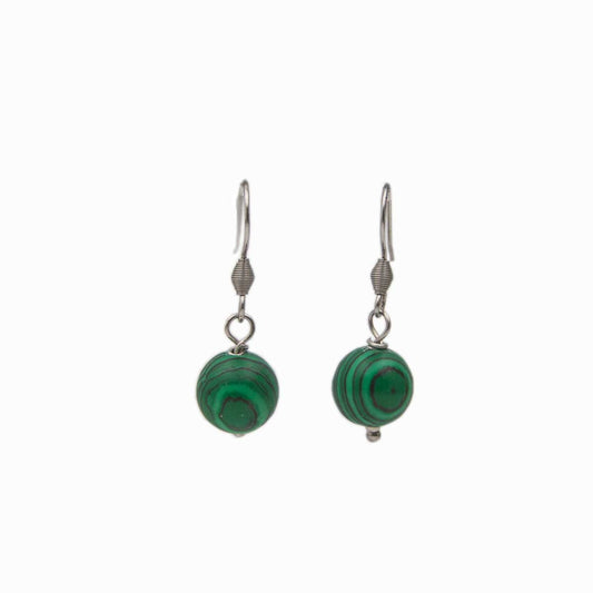Malachite Earrings – Transformation, Protection & Personal Growth
