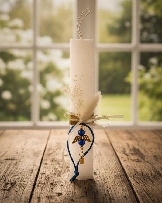 Πασχαλινή Λαμπάδα Αρχάγγελος Μιχαήλ – Χειροποίητο Φυλαχτό για Δύναμη